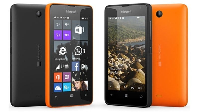 Microsoft lança Lumia 430, o mais barato da história