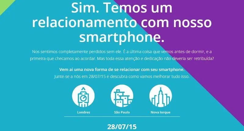 Motorola lança nova linha hoje. Acompanhe!