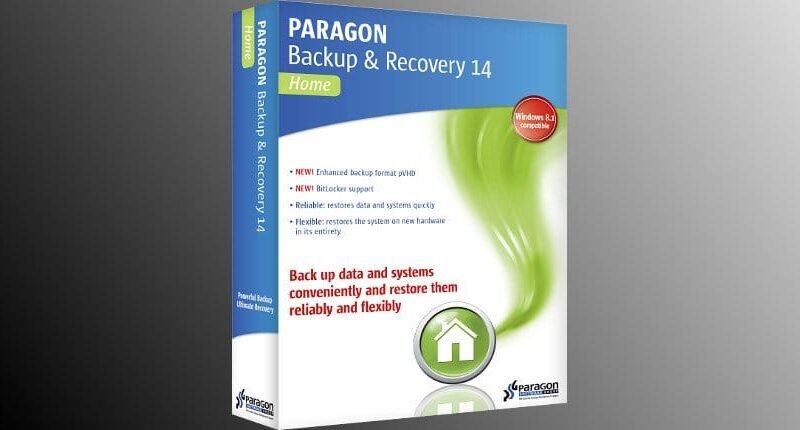 Paragon Backup and Recovery 14 Compact Edition gratuito