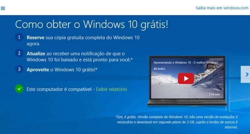 O que fazer se a notificação do Windows 10 não chegou?