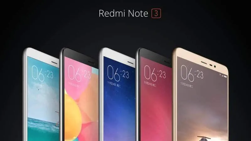 Oficial: Redmi Note 3 é anunciado – Veja Detalhes