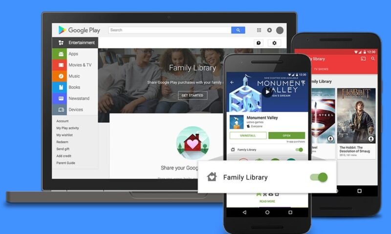 Google Play lança Biblioteca da Família oficialmente no Brasil