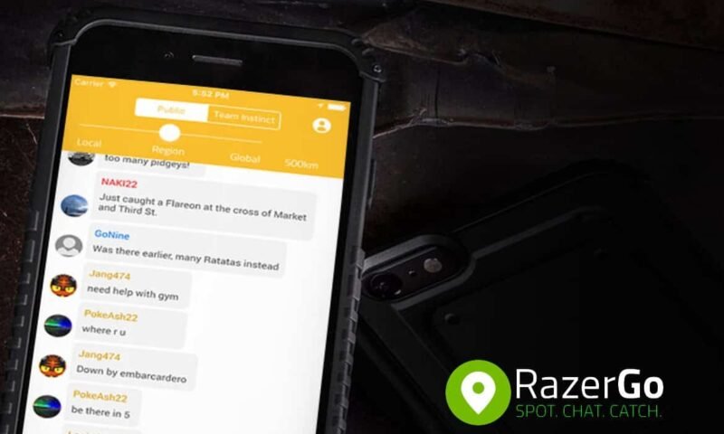 Razer lança aplicativo social para Pokémon GO