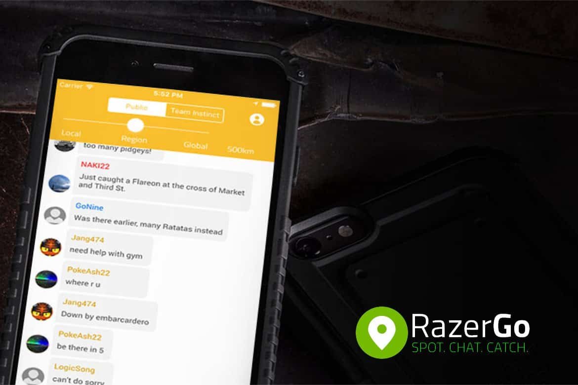 Razer lança aplicativo social para Pokémon GO