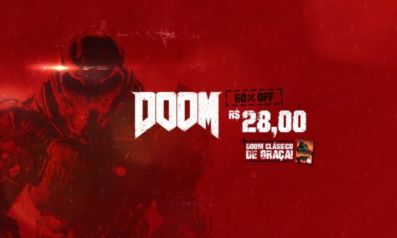 Hype vende DOOM + DOOM Classic por apenas R e outros jogos da Bethesda com descontos de até 75%