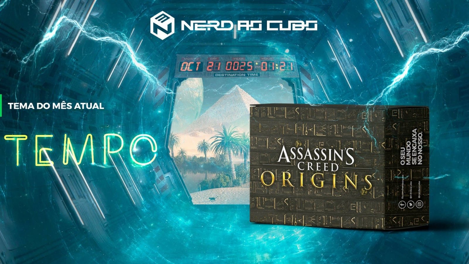 Nerd ao Cubo inicia o ano com caixa comemorativa de Assassin’s Creed