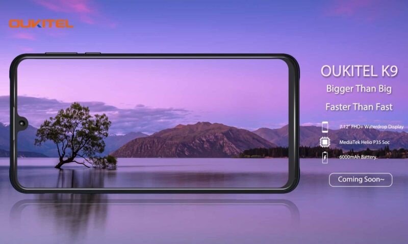 Gigantesco! OUKITEL K9 é anunciado com tela de 7.12″, Helio P35 e mais