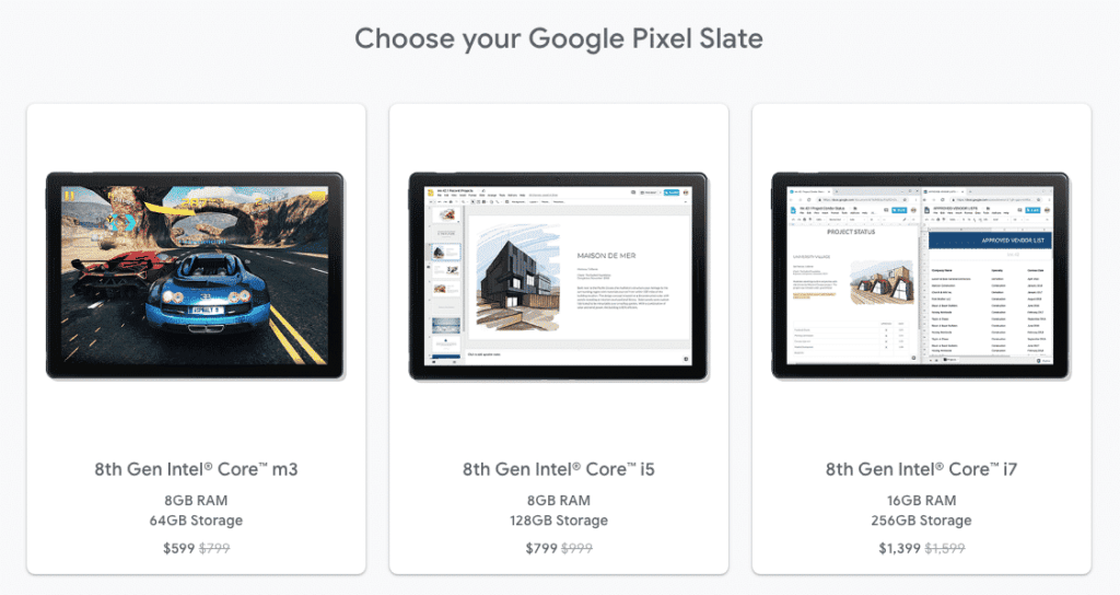 Google Pixel Slate