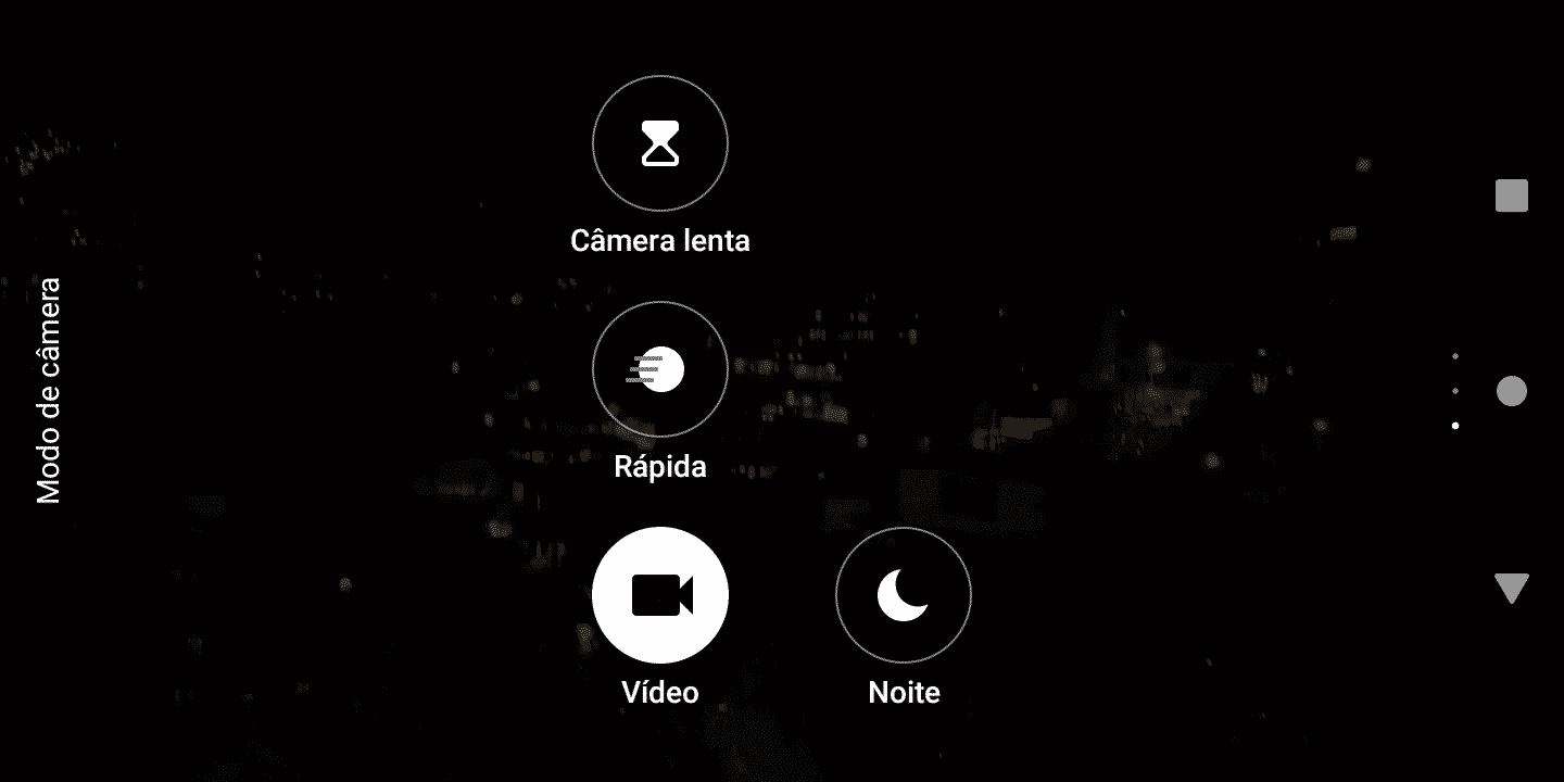 Câmera - TCL L10 - Modos de vídeo