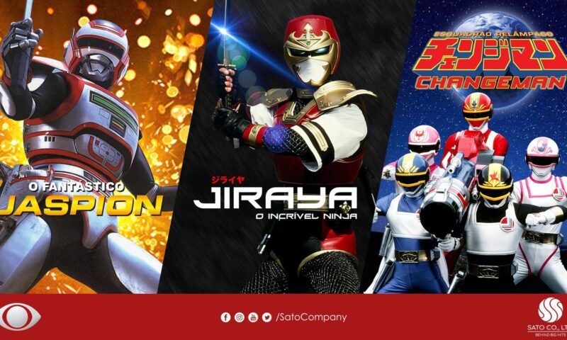 Jaspion Jiraiya Changeman Band Sato Company