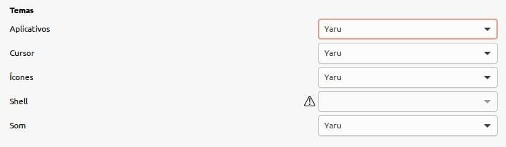 Ubuntu 20.04 LTS - Ícones do sistema