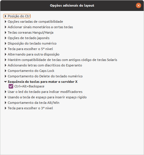Ubuntu 20.04 LTS - Matar o ambiente gráfico quando trava