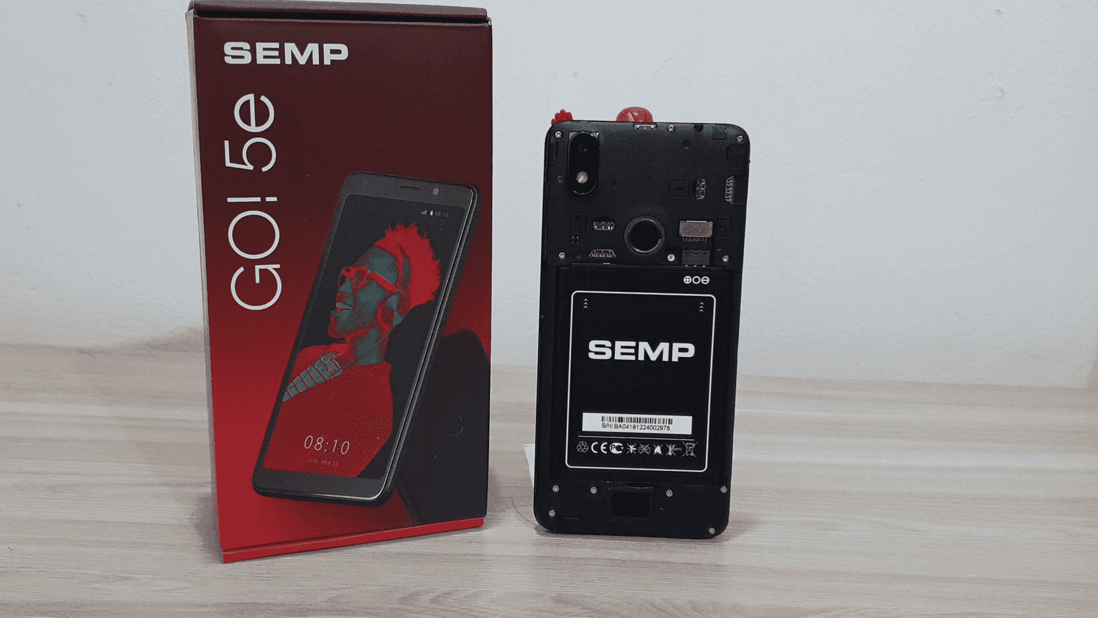 Semp Go 5e - bateria e chips