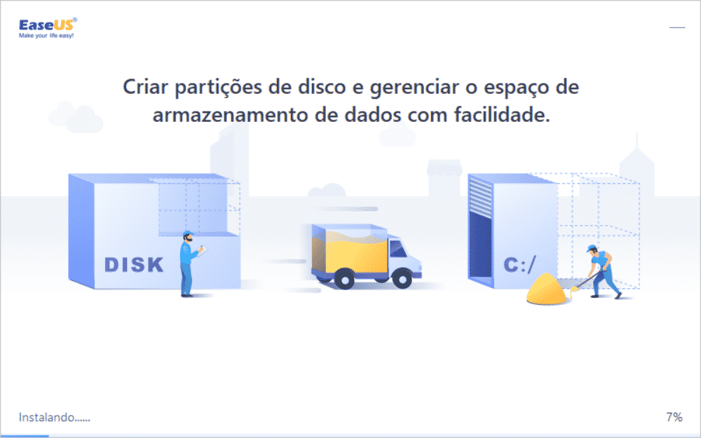 EaseUS Partition Master - Instalação
