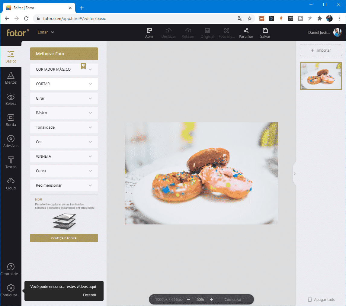 Básico - Editar foto