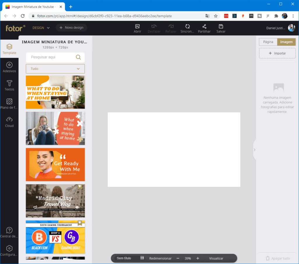 Template - Criar Design