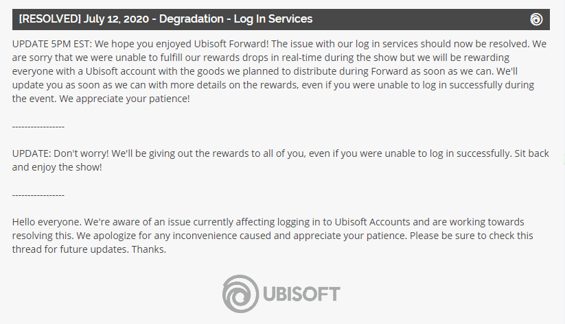 Ubisoft Forward Forum #3