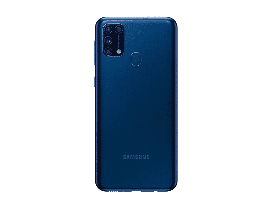 Samsung Galaxy M31 (traseira - azul)