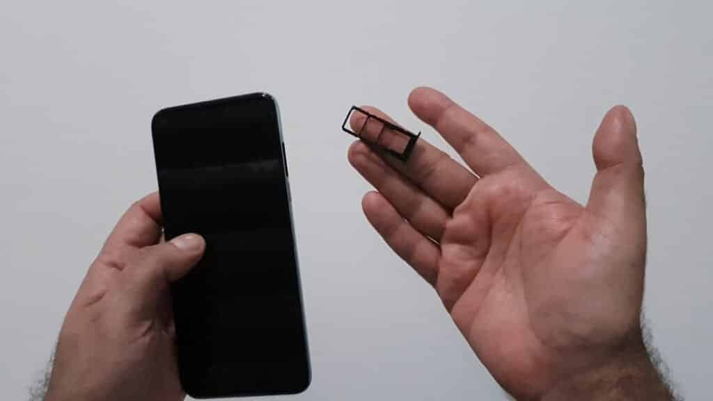 LG K61 - Gaveta de chips