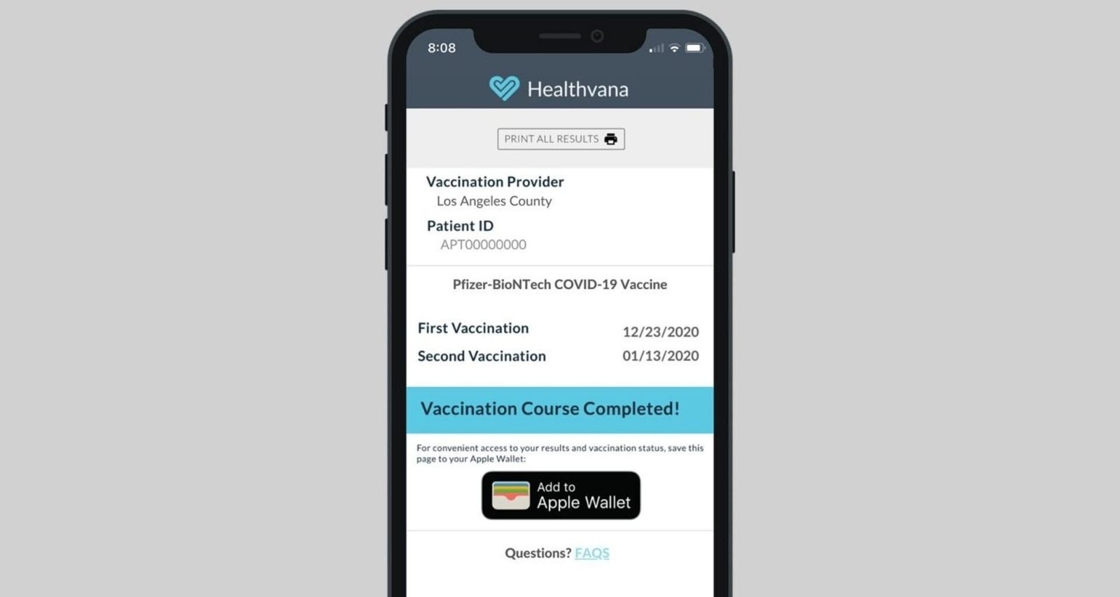 Healthvana-COVID-19-Coronavirus-Vacinacao-Apple-Wallet-Google-Pay