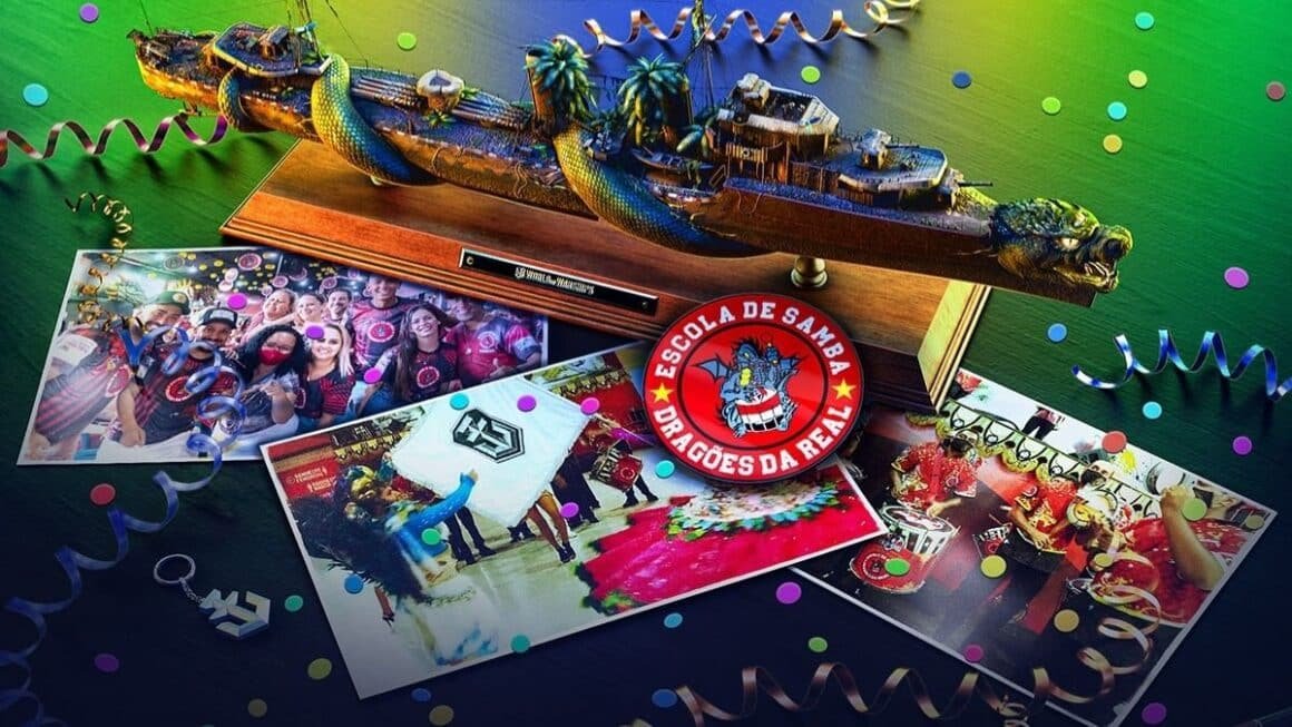 World of Warships carnaval 2021 Dragoes da Real