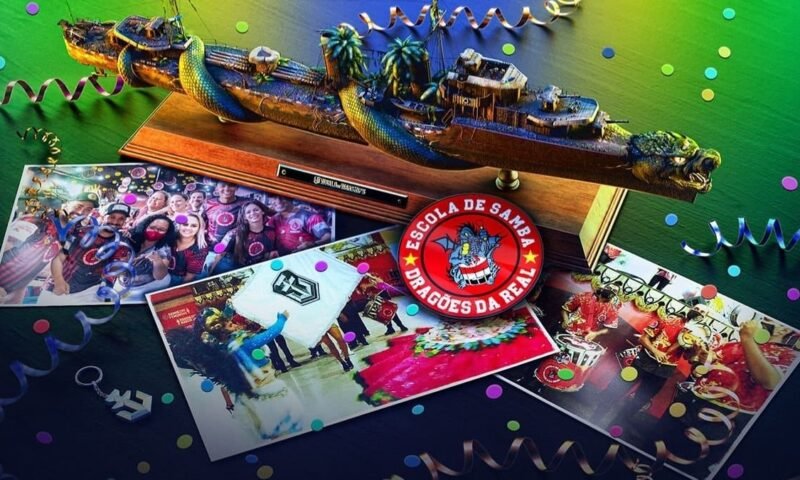 World of Warships carnaval 2021 Dragoes da Real