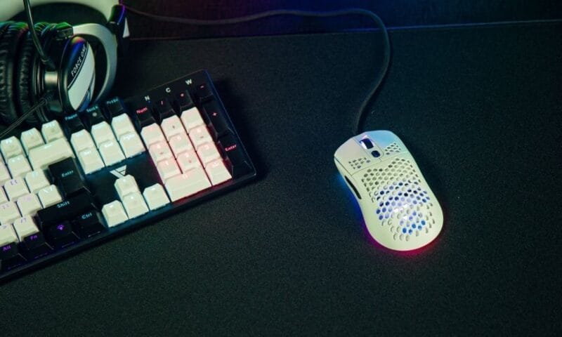 Force One setup gamer teclado mouse headset