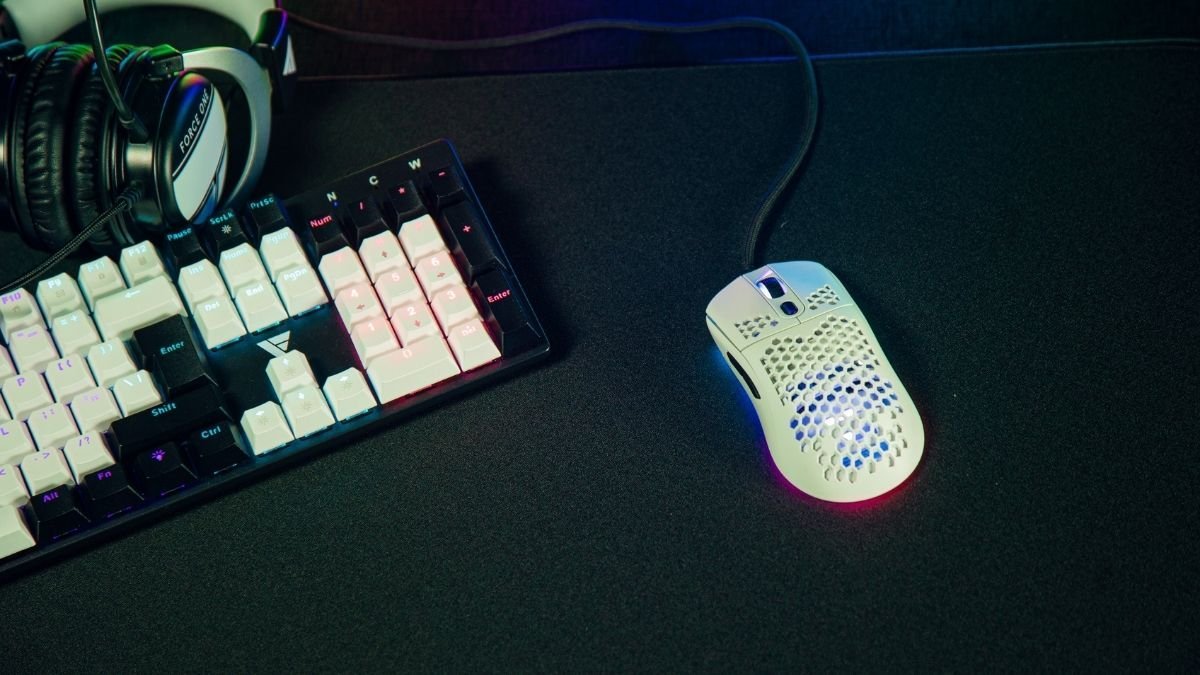 Force One setup gamer teclado mouse headset