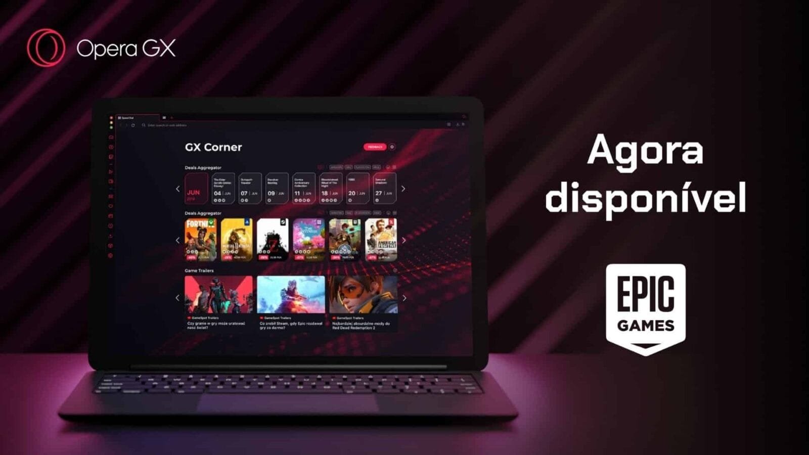 Facilitou! Opera GX agora pode ser instalado pela Epic Games Store