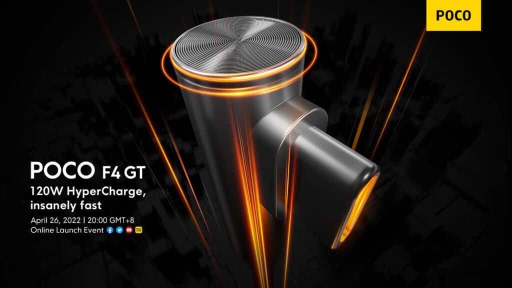POCO F4 GT Carregamento