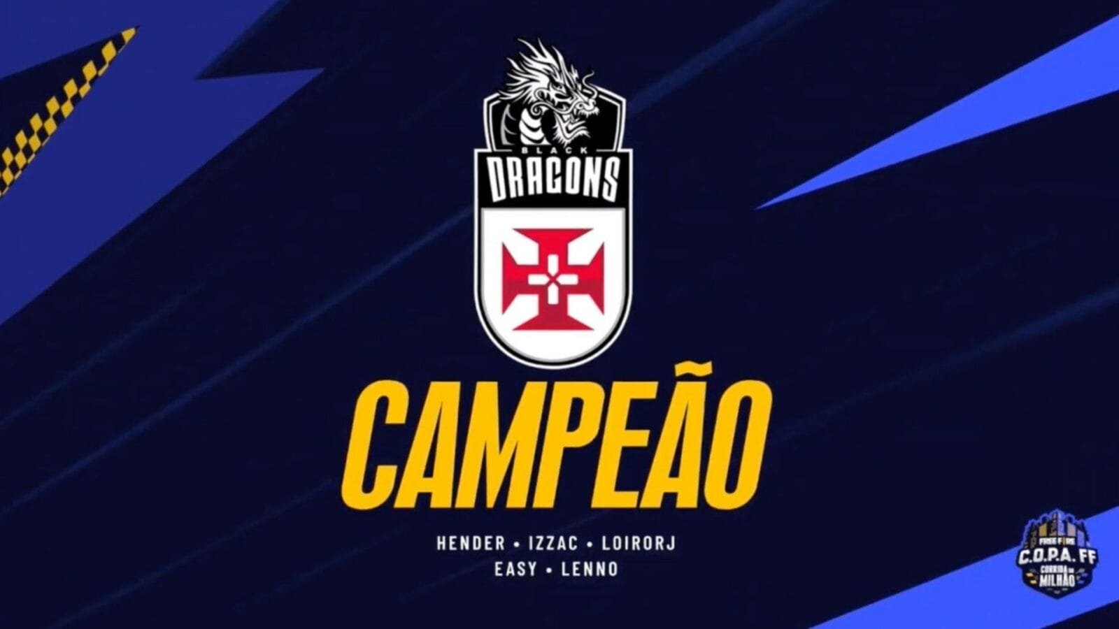 BD Vasco é a campeão da C.O.P.A. FF: “Corrida do Milhão”