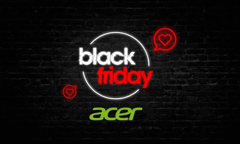 Black Friday: Acer lista apostas e confirma parcelamento em até 24x sem juros