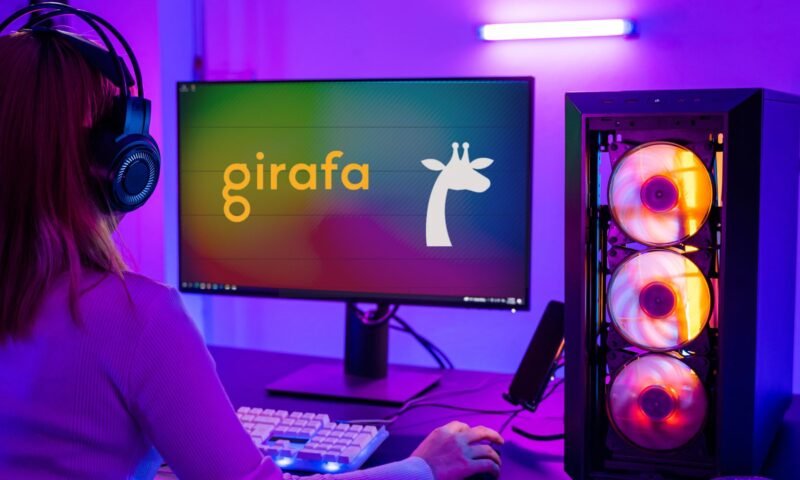 Monitor jogos gaming girafa