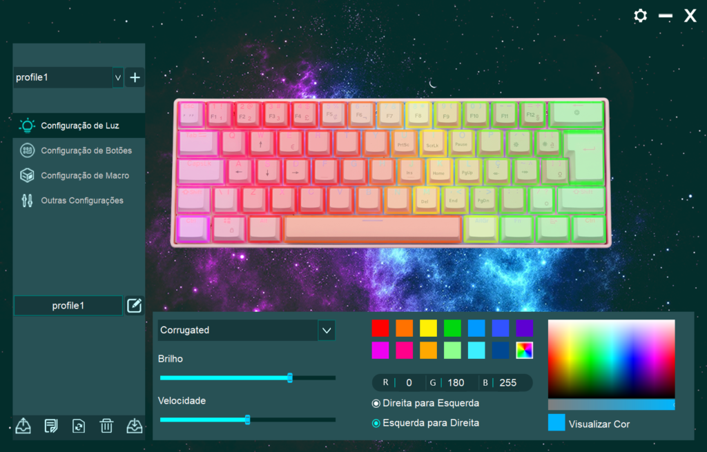SUPERFRAME CREPZ e FERZ - Configuração de luz