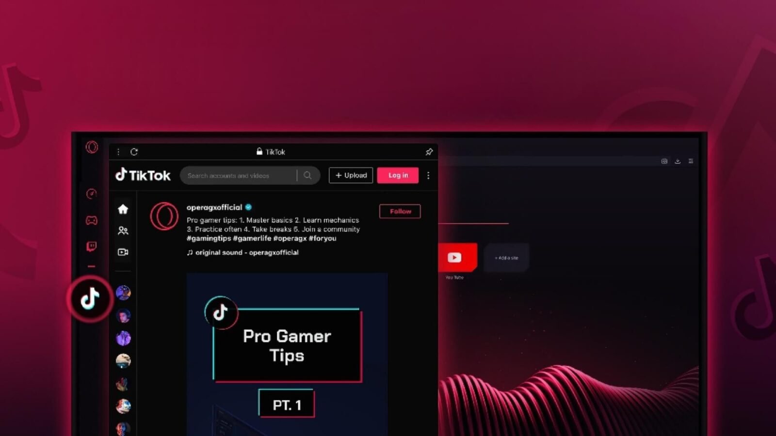 Opera GX TikTok