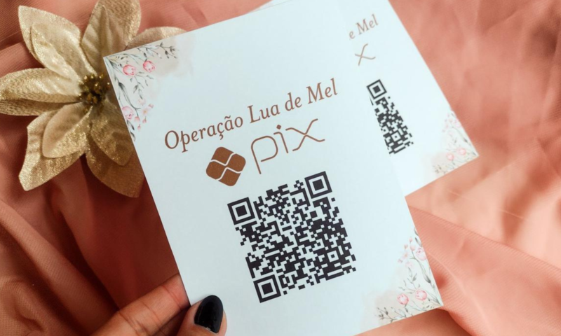Casais aderem ao PIX como presente de casamento