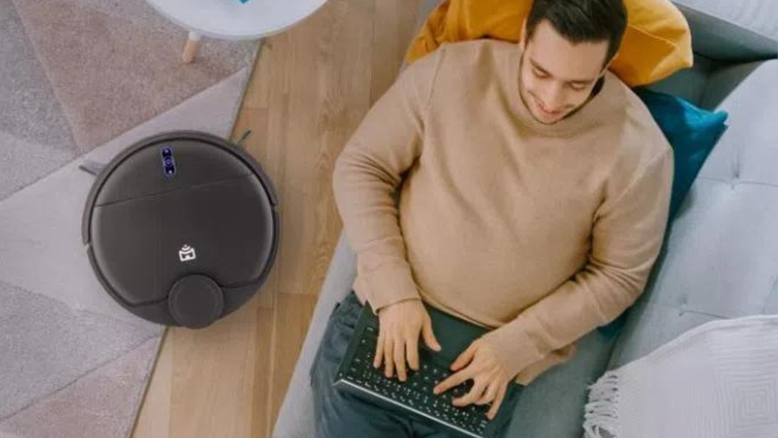 Smart Robô Aspirador Wi-Fi Laser Positivo Casa Inteligente