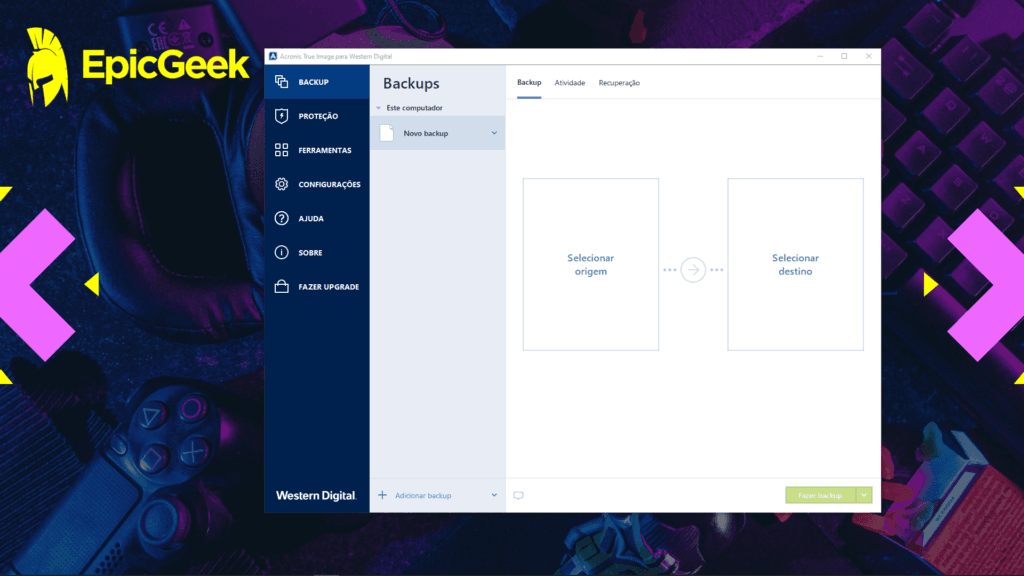 WD Blue SN570 - Acronis True Image para Western Digital - Backup