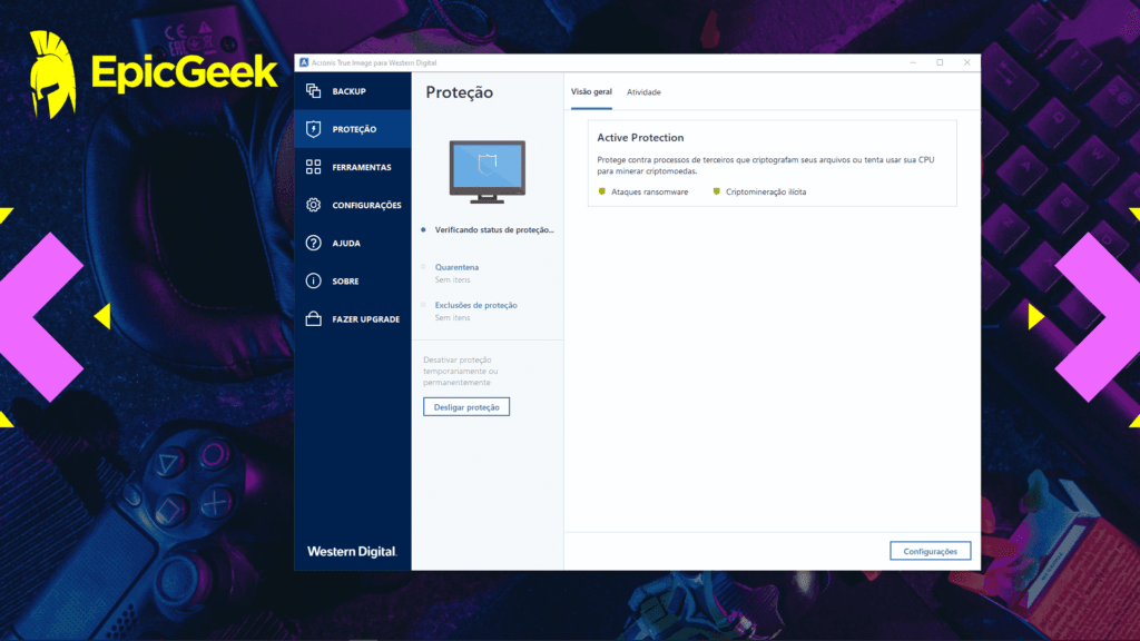 WD Blue SN570 - Acronis True Image para Western Digital - Backup - Proteção