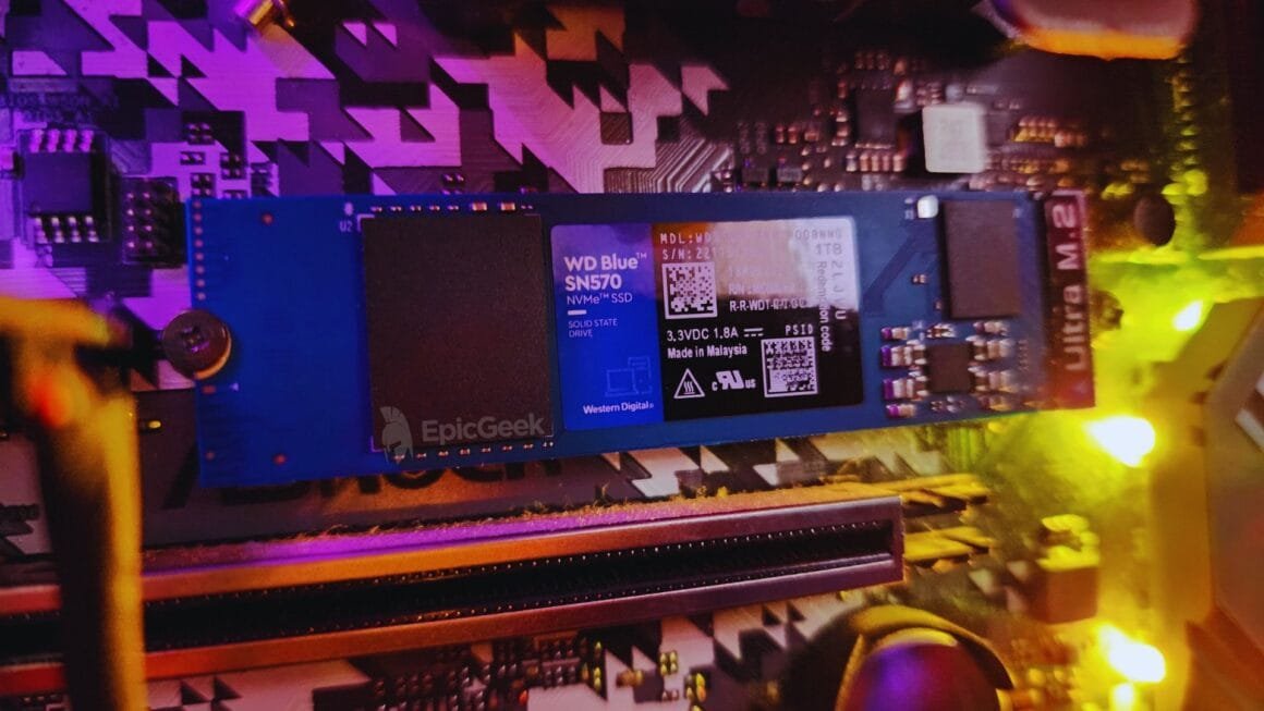 SSD Western Digital WD Blue SN570 Review EpicGeek