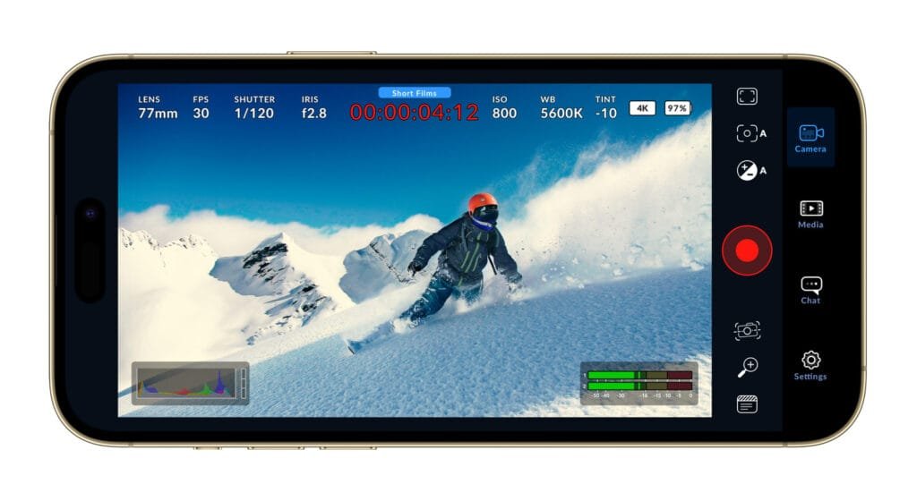 Blackmagic Camera Davinci Resolve iOS