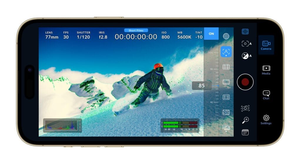 Blackmagic Camera Davinci Resolve iOS