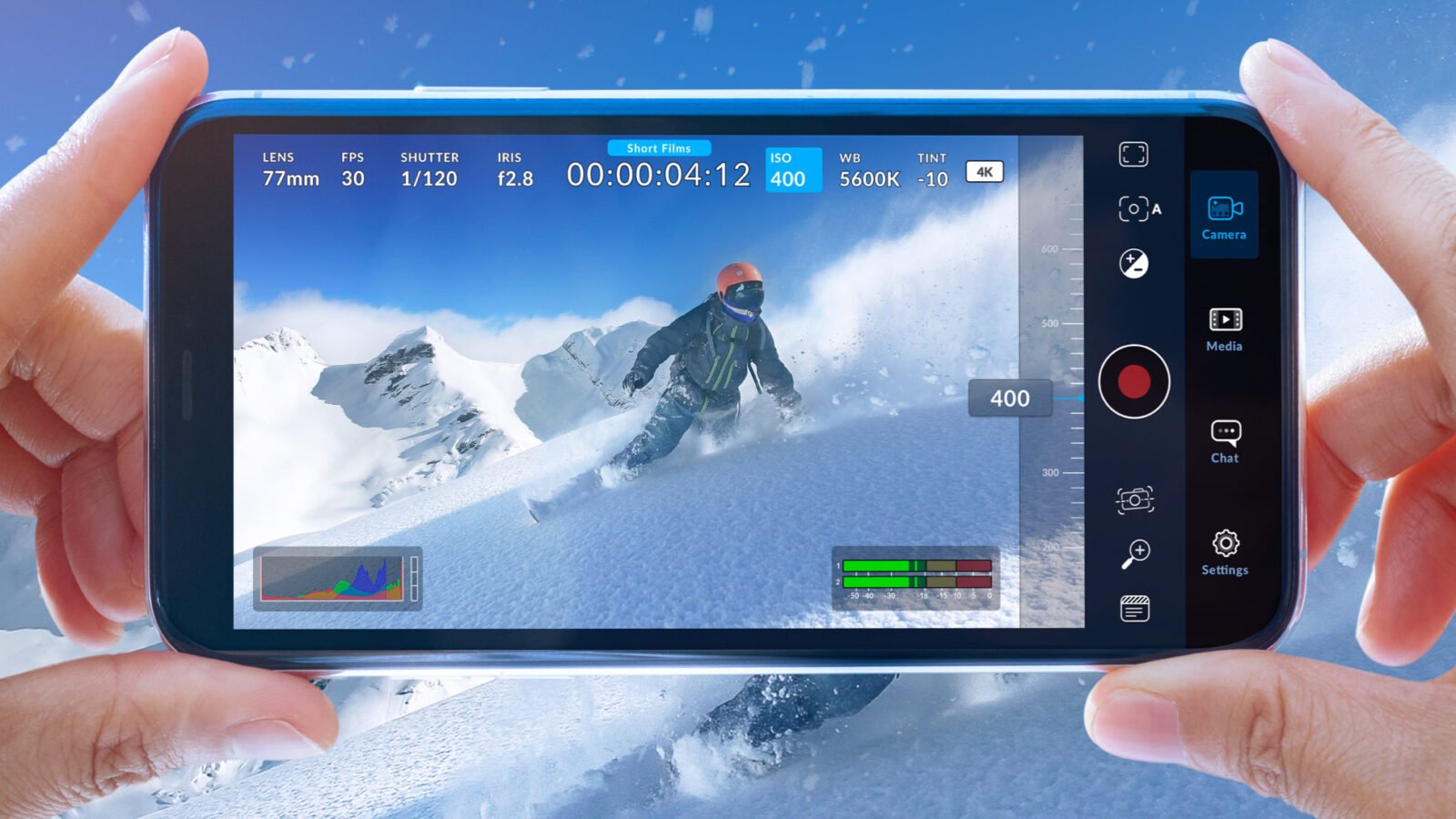 Blackmagic Camera Davinci Resolve iOS