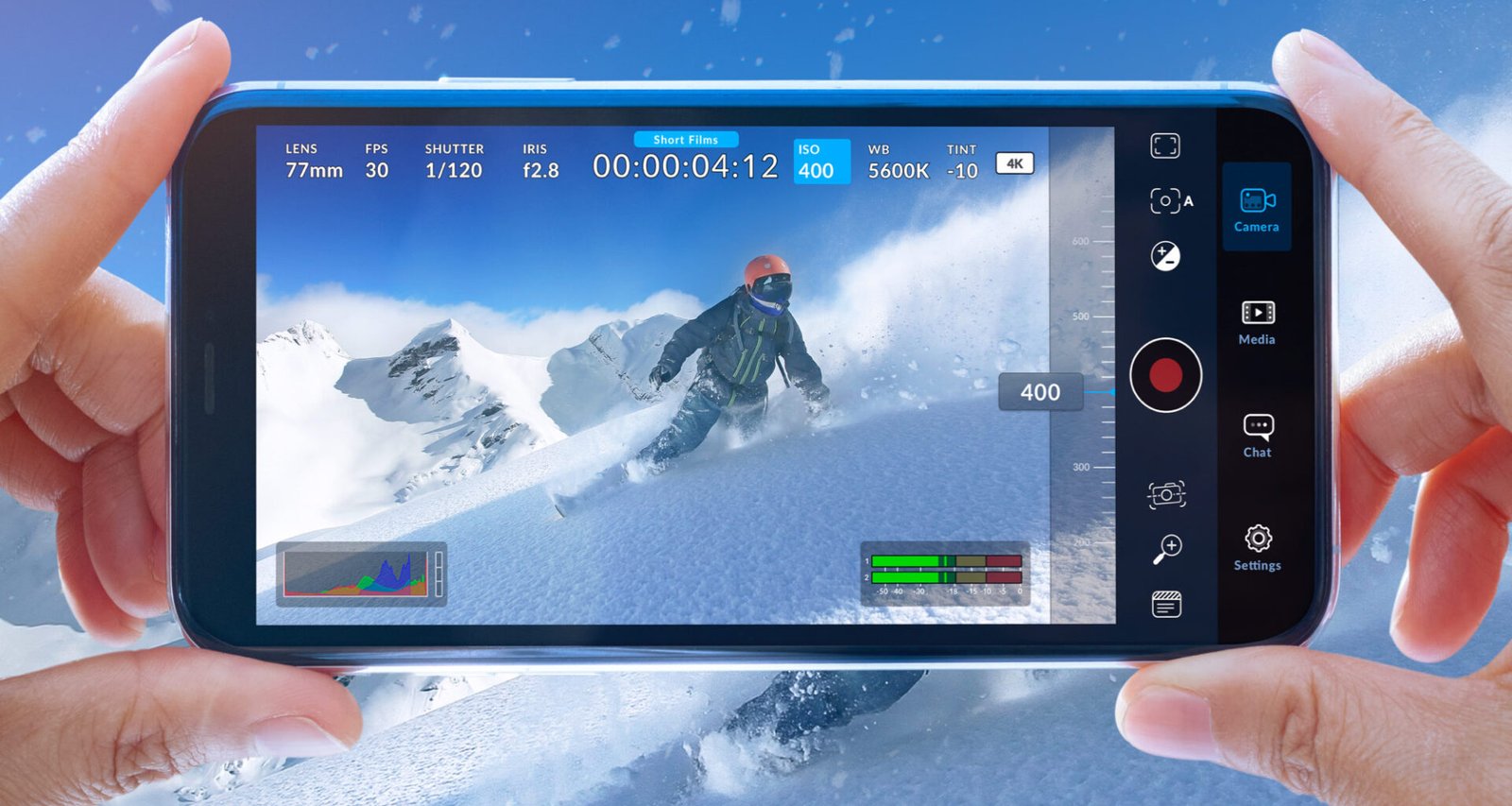 Blackmagic Camera Davinci Resolve iOS