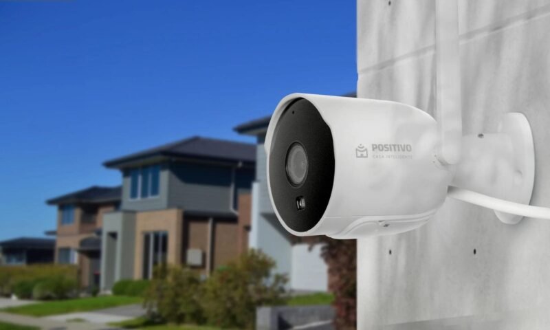 Positivo lança Smart Câmera Externa para Casa Inteligente com microSD e proteção contra jatos d’água e poeira