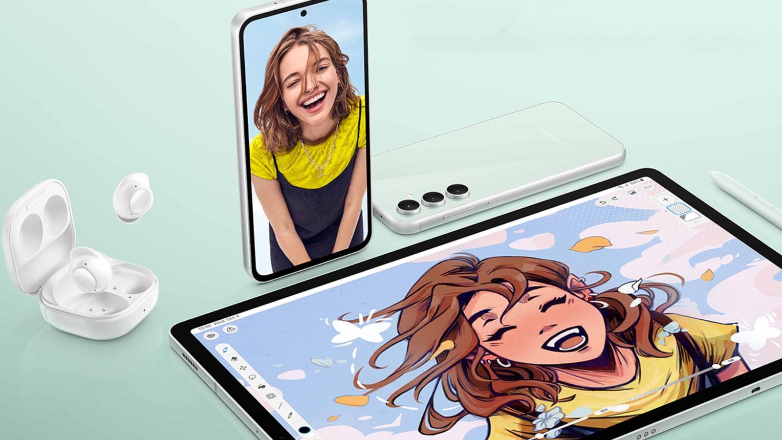 Samsung Galaxy S23 FE, Galaxy Tab S9 FE, Galaxy Buds FE