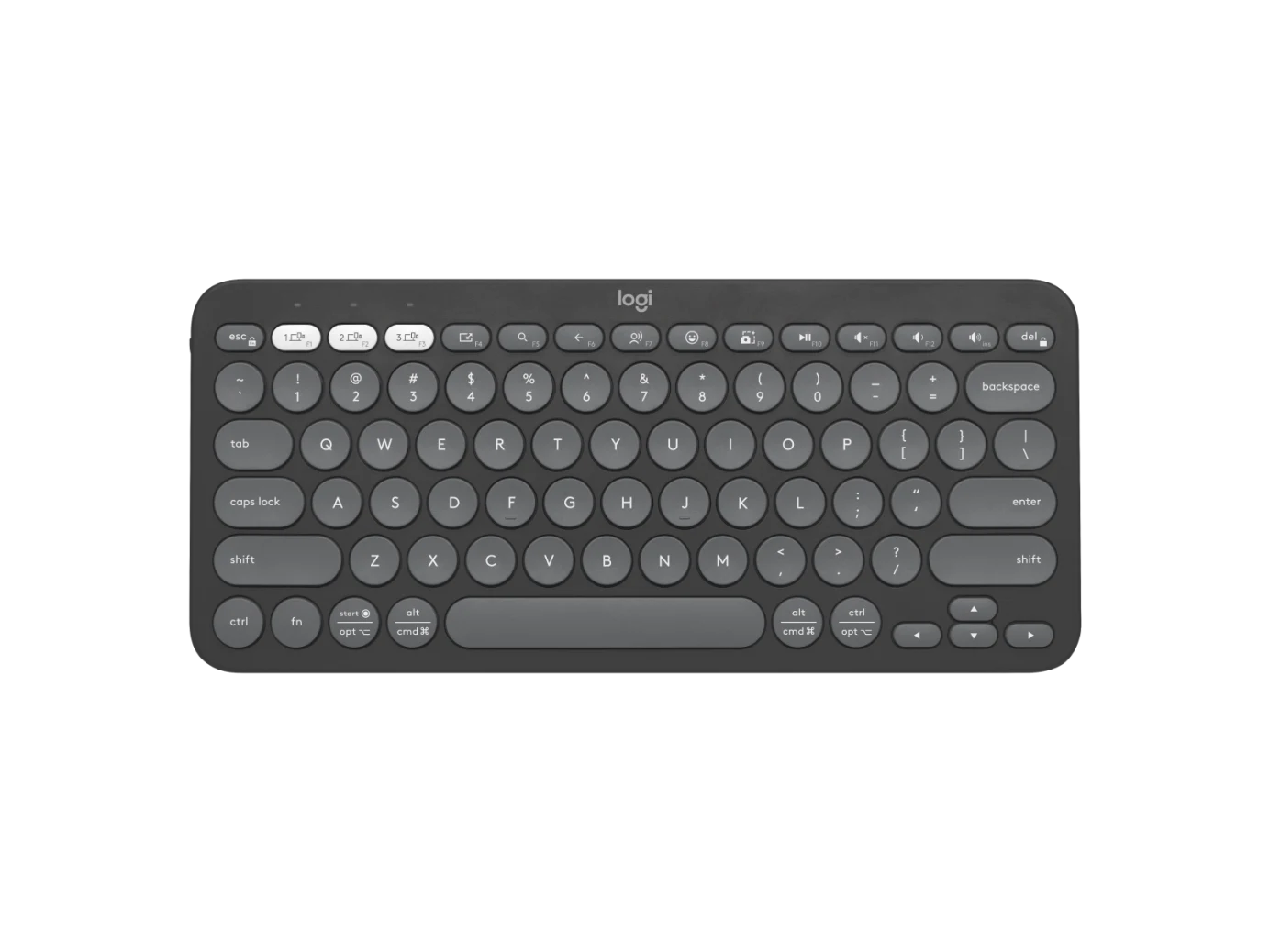 Logitech Pebble Keys 2 K380s Graphite