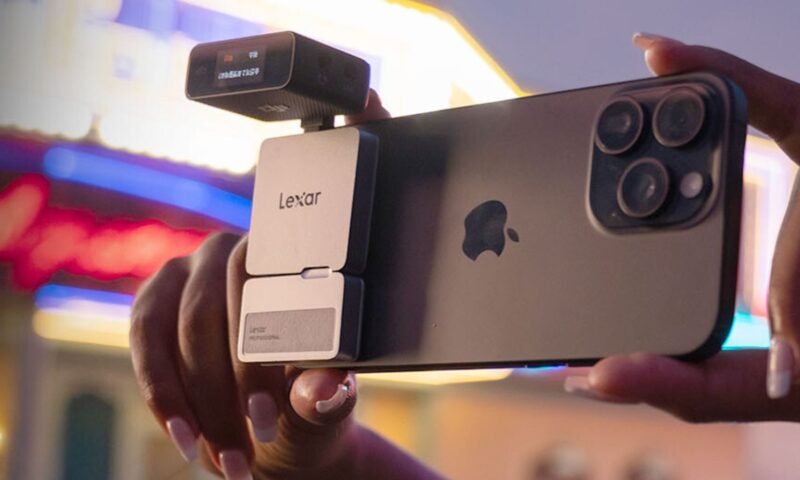 Lexar lança Professional Go Portable SSD com Hub para filmmakers de Android e iOS