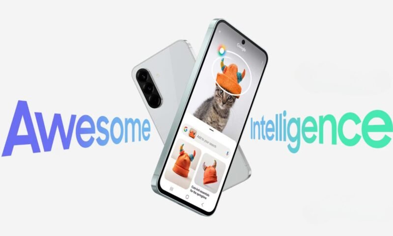 Samsung lança Galaxy A56, A36 e A26 5G com IP67, IA e 6 anos de atualizações