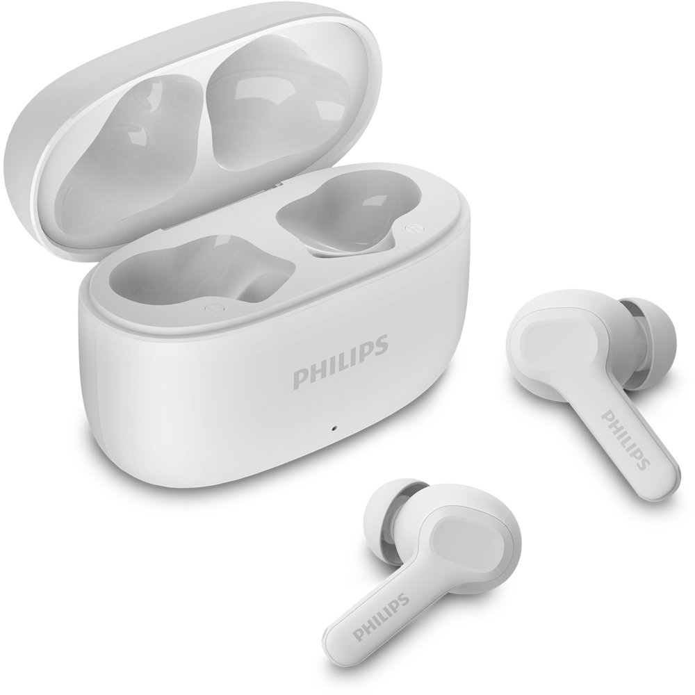 Fones Philips TAT1109 na cor branca